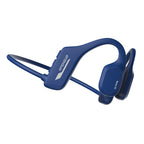 Wireless Headphones Headband Bone Conduction Earphones Clear Sound Calling Headphones Waterproof Earbuds Blue