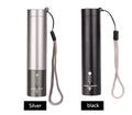 3 Modes Adjustable LED T6 USB Rechargeable Flashlight for Outdoor black_Model 1463-T6