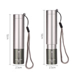 3 Modes Adjustable LED T6 USB Rechargeable Flashlight for Outdoor black_Model 1463-T6