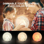 880ml Mist Maker Usb Light Aromatherapy Diffuser 3d Moon Lamp Aroma Humidifier for Living Room Bedroom Office