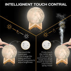 880ml Mist Maker Usb Light Aromatherapy Diffuser 3d Moon Lamp Aroma Humidifier for Living Room Bedroom Office