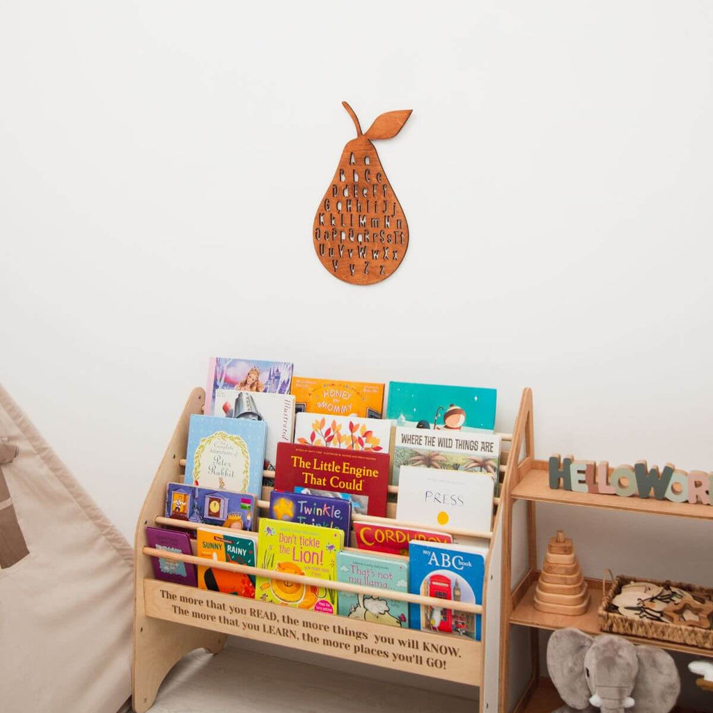 Alphabet Pear Wall Decor