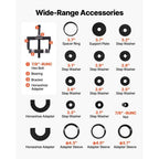 Master Wheel Hub & Bearing Remover & Installer Kit, Fits Most Front-Wheel Drive Vehicles, Front Wheel Bearing Removal Tool, Wheel Bearing Installer Kit, Easy Bearing Swaps with No Press Required