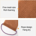 African Net Bath Sponge Shower Puff for Back Gant Exfoliating African Sponge Netsponge Shower Foam Towel