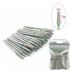 50pc Diamond Nail Drill Cuticle Clean Bit Set Milling Cutter for Manicure Electric  Bits Accessories Dead Skin Remove Tool
