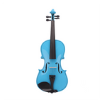 4/4 Acoustic Violin   Case   Bow   Rosin Sky Blue