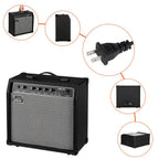 Glarry 40W GBA-40 Electric Bass Amplifier Black
