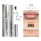 Lip Liner Pencil Peel Off Lip Stain Tattoo Long Wearing Matte Waterproof Smudge Proof Transfer Proof Lip Cosmetic For All Day