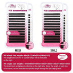 FADVAN YY Shape 6-15mm Lashes 2D 0.07/0.05mm Faux Mink C/D Curl Natural Soft Brazilian Premade Volume Fan Eyelashes Extension
