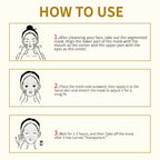 Overnight Collagen Face Mask Wrapping For Anti-Aging Skin Care Mask Moisturizes Skin To Make Wrinkles Less Noticeable Bright