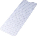 1pc Cartoon Extra Long Bathtub Mat 40x100cm Non Slip Bath Mat for Bathroom Tubs Shower Mats with Suction Cups & Drain Holes
