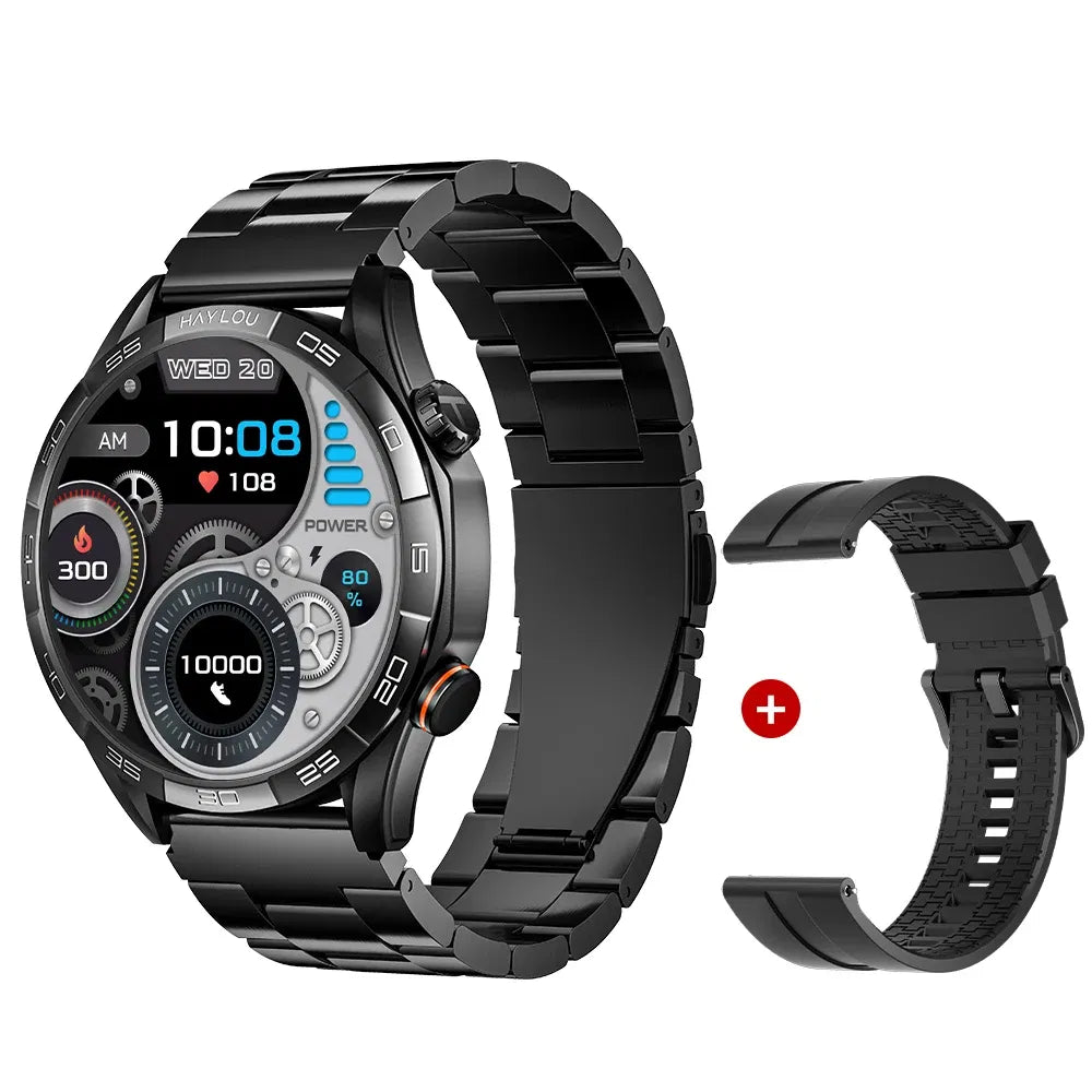 Color: Red, Ships From: CHINA - New! HAYLOU Solar 5 Voice Calling Smartwatch 1.58'' AMOLED Display 60Hz Smart Watch 24H Health Monitoring Sports Smartwatch for