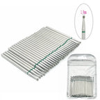 50pc Diamond Nail Drill Cuticle Clean Bit Set Milling Cutter for Manicure Electric  Bits Accessories Dead Skin Remove Tool