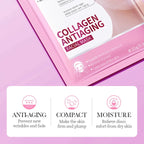 15pcs BIOAQUA Retinol Collagen Facial Masks Firming Moisturizing Nourishing Hydrating Face Mask Facial Skin Care Products