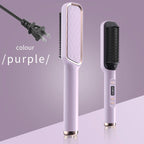 Electric Hot Comb Multifunctional Straight Hair Straightener Comb Negative Ion Anti-Scalding Styling Tool Straightening Brush