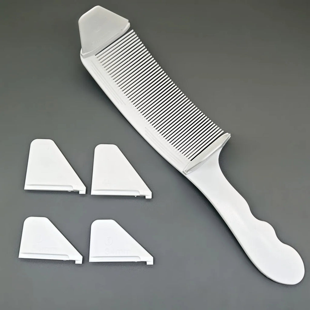 1/3Pcs Barber Hair Comb Kit Flat Top Hair Cutting Fading Stying Fade Comb  Men Fade Brush Salon Hair Tool Accessories