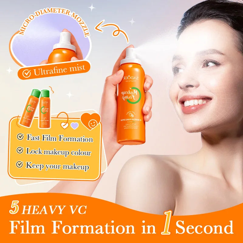 Waterproof Mattifying Setting Spray Long-lasting Glossy Matte Base Makeup Control Oil Non-Sticky Make-up Fixer Spray 150ml