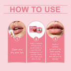 Strawberry Lip Scrub Exfoliating Preventing Drying Cracking Improve Dullness Remove Dead Skin Moisturizing Brightening Lip Care