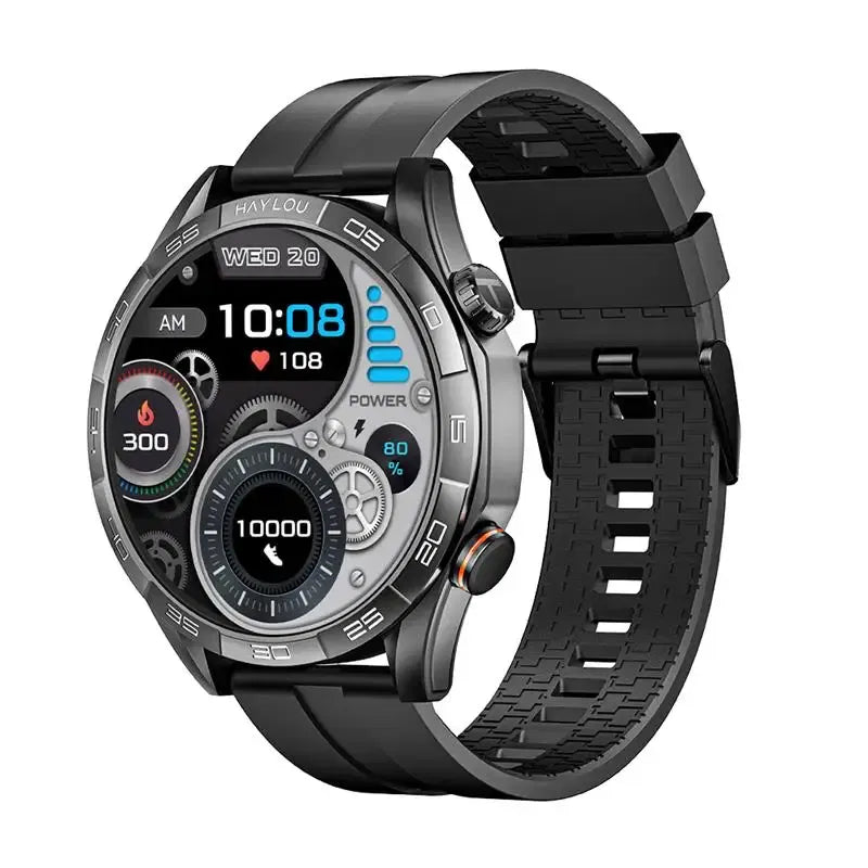 Color: Red, Ships From: CHINA - New! HAYLOU Solar 5 Voice Calling Smartwatch 1.58'' AMOLED Display 60Hz Smart Watch 24H Health Monitoring Sports Smartwatch for
