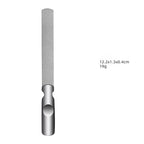 Stainless Steel Nail Files Manicure Pedicure Grooming For Professional Finger Toe Nail Care Tools