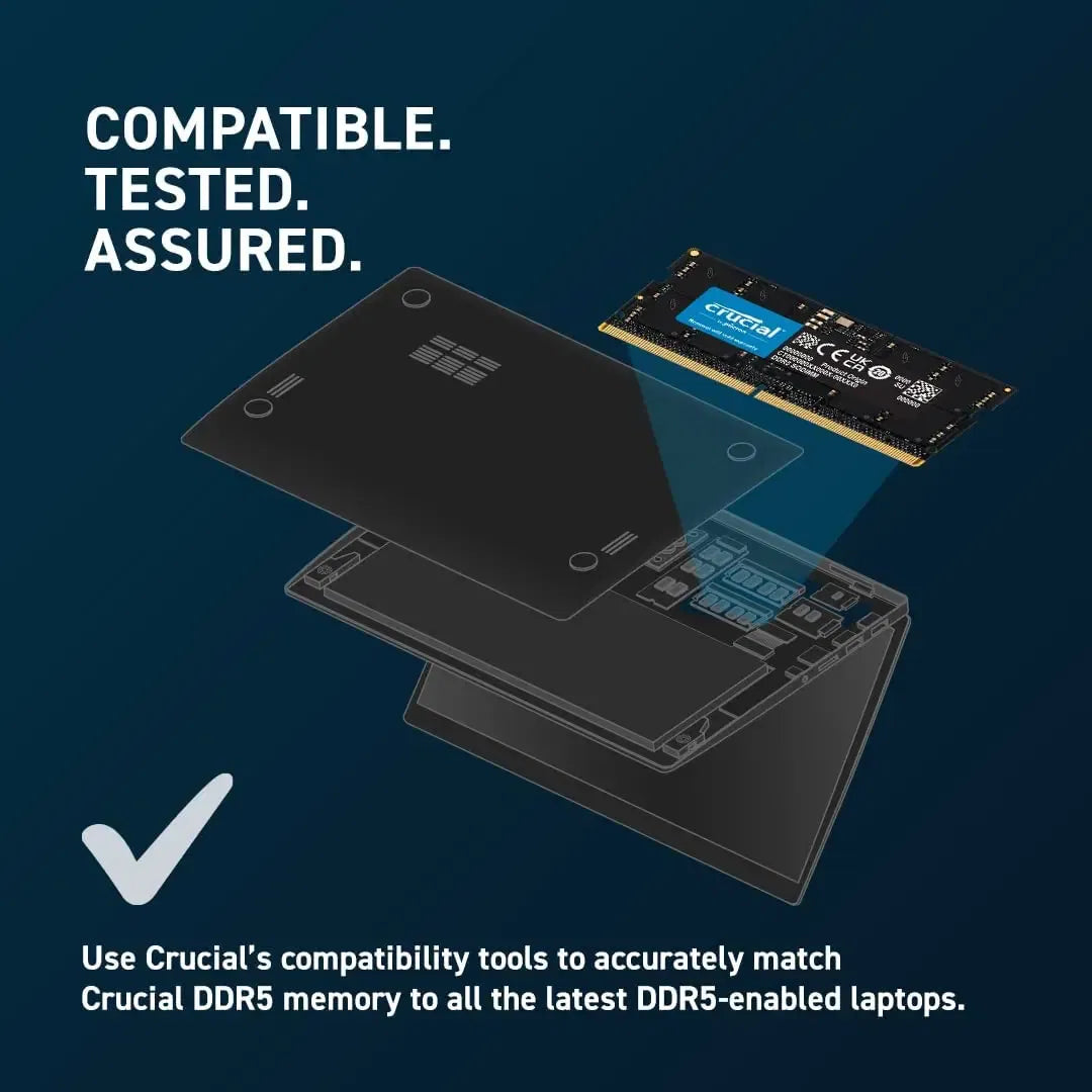 Color: Blue, Ships From: CHINA - New RAM 16GB 24GB 32GB 48GB DDR5 5600MHz PC5-44800 Laptop Memory, non-ECC SODIMM