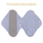 6Pcs Diaper Washable Menstrual Cloth Pads Reusable Graphene Sanitary Napkin Soft 23CM Nursing Pad for Women Pantyliner