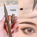 Slim eyeliner is waterproof, sweat-proof, long-lasting and non-smudged. Newbie brown eyeliner liquid pen