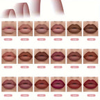 6pcs Velvet Matte Lip Liner Pencils Set Long-Lasting Non-Drying Perfect for Lining Filling Lips Versatile for All Skin Typ