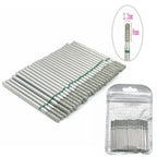 50pc Diamond Nail Drill Cuticle Clean Bit Set Milling Cutter for Manicure Electric  Bits Accessories Dead Skin Remove Tool