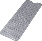 1pc Cartoon Extra Long Bathtub Mat 40x100cm Non Slip Bath Mat for Bathroom Tubs Shower Mats with Suction Cups & Drain Holes