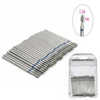50pc Diamond Nail Drill Cuticle Clean Bit Set Milling Cutter for Manicure Electric  Bits Accessories Dead Skin Remove Tool