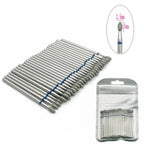 50pc Diamond Nail Drill Cuticle Clean Bit Set Milling Cutter for Manicure Electric  Bits Accessories Dead Skin Remove Tool