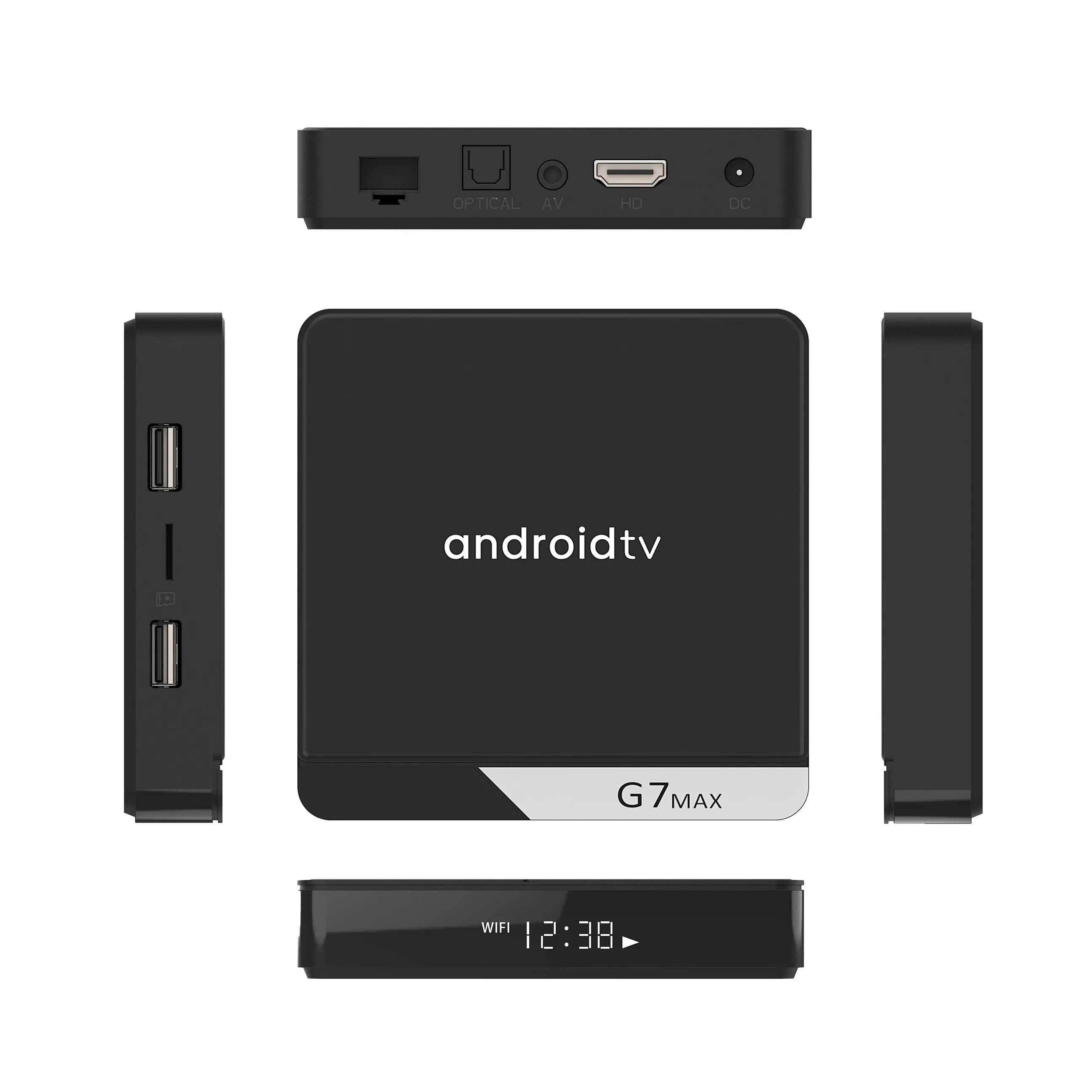 Color: pink, Plug Type: US Plug - G7 Max Smart TV Box Android 11 S905X4 4GB 64GB 1000M AV1 4K HD 2.4GHz/5GHz Dual Wifi USB3.0 Set Top Box Media Player 4GB 32GB