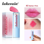 Glass Tinted Lip Balm Light Cherry Red Orange Glow Moisturizing Vegetarian Lip Balm With Bright Clear Color Korea Lip Cosmetics