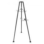 Tripod Deer Hoist, 500 lbs Load Capacity, Hunting Game Hoist Winch Lift with Gambrel & Manual Winch, Hunting Game Skinning and Cleaning Accessory for Cleaning, Skinning, and Moving, Black