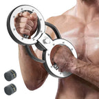 12 LBS Burn Machine Arm Workout Equipment with Adjustable Resistance - Color: Silver