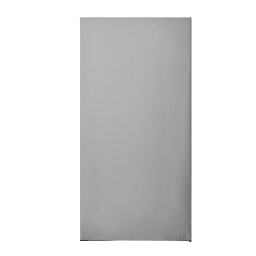 Fitting Room, Dressing Room with Thick Polyester Curtains, Privacy Space with Shading Curtain and a Hook, for Boutique, Mall, Tailor's Store & Outdoor 39 x 39 x 78 in (Black and Gray-White)