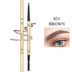 Dual-Ended Waterproof Eyebrow Pencil – Precise, Long-Lasting & Smudge-Proof Brow Makeup