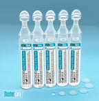 Shusher Care Saline Ampoules – Sterile Single-Use Saline Solution for Nasal, Wound & Piercing Care - 20 Count