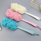 Long Handle Back Brush Body Scrubbers Shower Hanging Body Brush Sponges Soft Mesh Bath Shower Brushes Bath Accessories for Adult