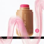New Blush Stick 3-in-1 Cheek Lip Tinted Moistured Blush Stick Silky Brighten Blush Cream Blusher Cosmetics Tubes Matte Contour