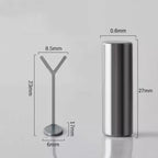 2pcs Love-shaped Nail Art Magnet Set Y-shape Iron Wire Cat Eye Magnetic Stick Strong Heart Pattern Magnetic Gel Polish Nail Tool