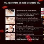 100% Natural Rose Essential Oil 10ml Moisturize and Hydrating Massage oils Skin Care Facial Morocco Pure Rose oil