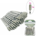 50pc Diamond Nail Drill Cuticle Clean Bit Set Milling Cutter for Manicure Electric  Bits Accessories Dead Skin Remove Tool