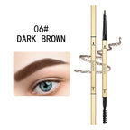 Dual-Ended Waterproof Eyebrow Pencil – Precise, Long-Lasting & Smudge-Proof Brow Makeup