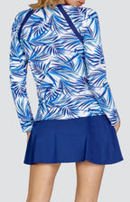 Floria Top - Coconut Palms-Blue