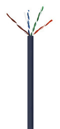 CAT6 550 MHz NO SPLINE BLACK