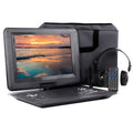 Trexonic 13.3 Inch Portable TV+DVD Player with Color TFT LED Screen and USB/HD/AV Inputs