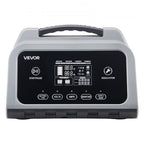 Smart Battery Charger, 12A, 6V 12V 24V 36V 48V Lithium LiFePO4 Lead-Acid (Gel / AGM) Car Battery Charger, with LCD Display, Trickle Charging Maintainer Desulfator, for Car, Boat, Motorcycle