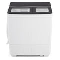 Costway Portable Washing Machine with 12 LBS Washer and 8 LBS Spinner Combo for Apartments-Gray